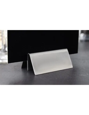 Porte-menu en acier inoxydable Olympia