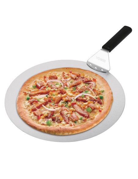 Pelle ronde Vogue 30 cm inox - Manches polypropylène