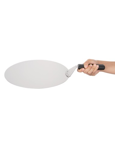 Pelle ronde Vogue 30 cm inox - Manches polypropylène