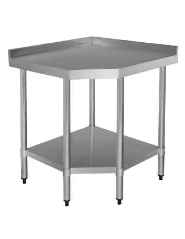 Table d'angle inox Vogue 700mm - 960x900x700 mm
