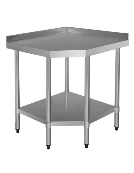 Table d'angle inox Vogue 700mm - 960x900x700 mm