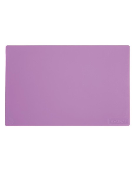 Planche à découper Hygiplas violette 10mm - anti-allergènes