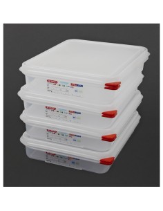 Boîte alimentaire GN1/2 Araven 4L - lot de 4 2