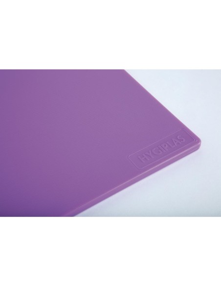 Planche à découper Hygiplas violette 10mm - anti-allergènes