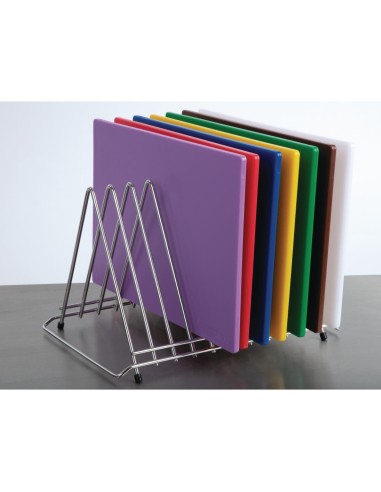 Planche à découper Hygiplas violette 10mm - anti-allergènes