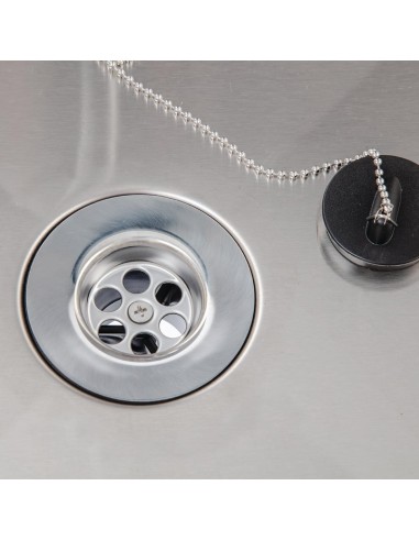 Bac vide seaux inox Vogue - Compact et durable
