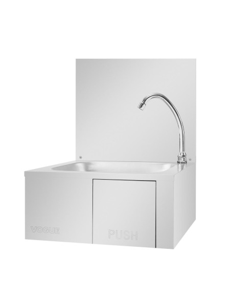 Lave-mains commande fémorale Vogue - inox, pré-assemblé