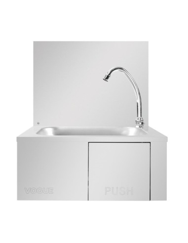Lave-mains commande fémorale Vogue - inox, pré-assemblé