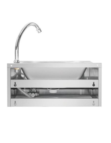 Lave-mains commande fémorale Vogue - inox, pré-assemblé
