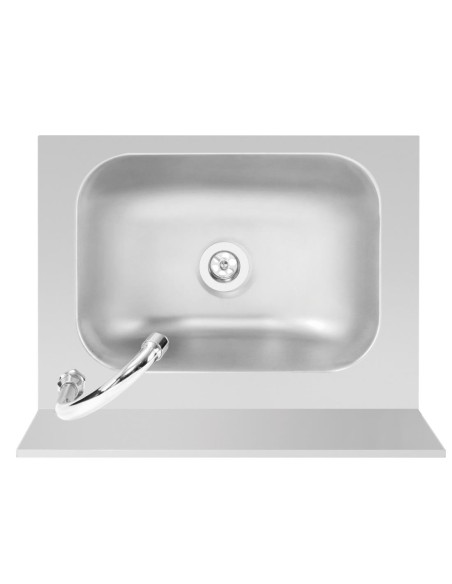 Lave-mains commande fémorale Vogue - inox, pré-assemblé