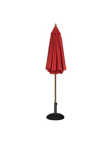 Parasol rond Bolero 3m rouge - Ombre extérieure