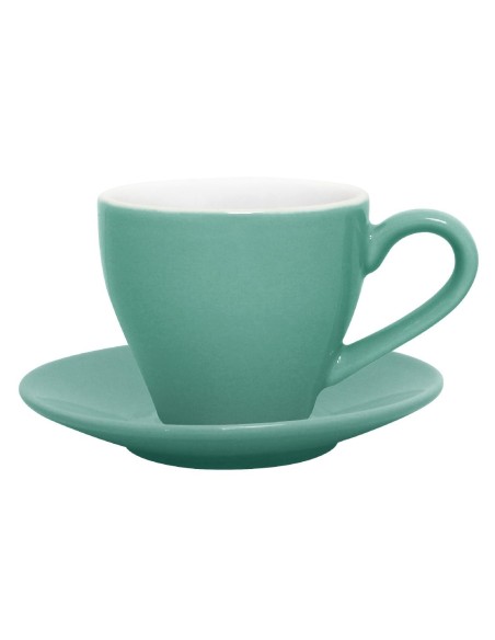 Tasses à espresso Olympia Café vertes 100ml - Lot de 12