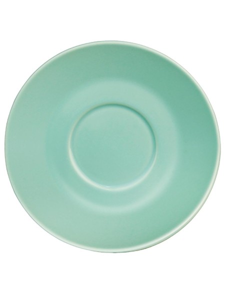 Soucoupes vertes Olympia Café 228ml/340ml - Lot de 12