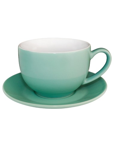 Tasses à cappuccino Olympia Café vertes 340 ml - lot de 12