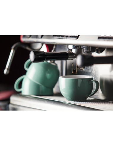 Tasses à café Olympia vertes 228ml - Lot de 12