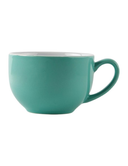 Tasses à cappuccino Olympia Café vertes 340 ml - lot de 12