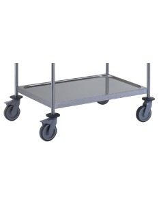 Chariot de service 2 plateaux Tournus - 800x530 mm 2