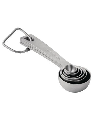 Lot de 6 cuillères à mesure Vogue en inox - Précision cuisine