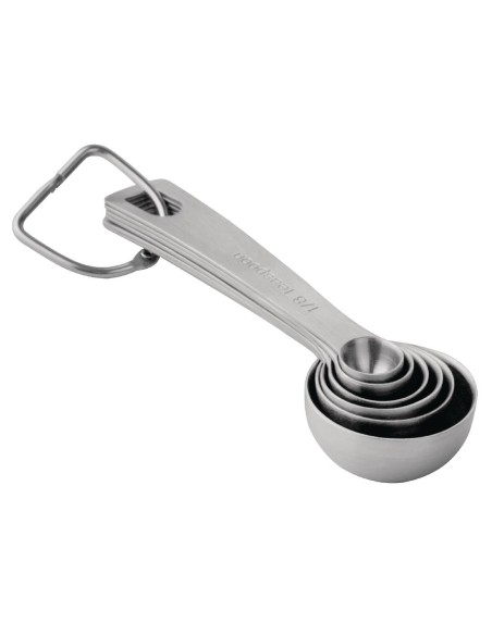 Lot de 6 cuillères à mesure Vogue en inox - Précision cuisine