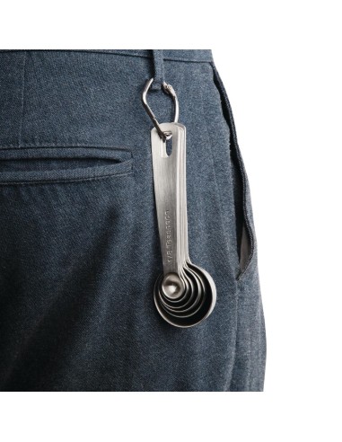 Lot de 6 cuillères à mesure Vogue en inox - Précision cuisine