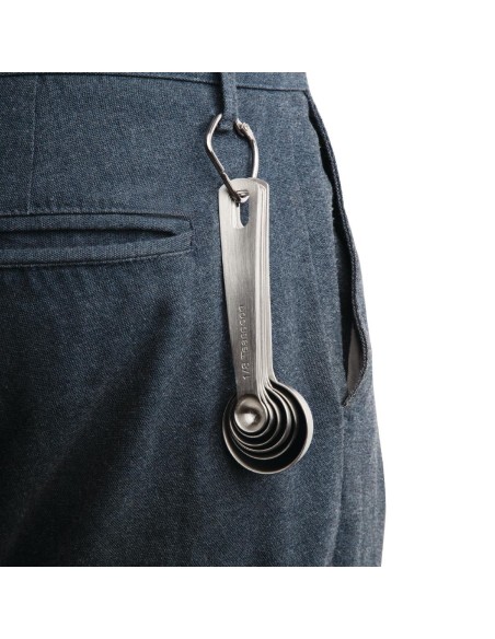 Lot de 6 cuillères à mesure Vogue en inox - Précision cuisine