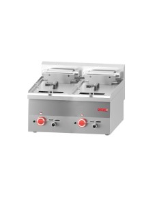 Friteuse électrique Gastro M 2x 10L - inox 12kg/h