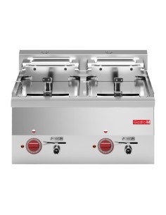 Friteuse électrique Gastro M 2x 10L - inox 12kg/h 2