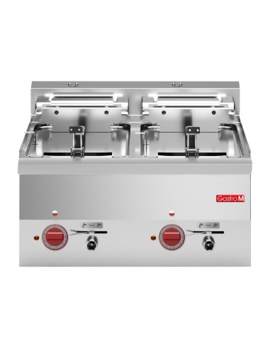 Friteuse électrique Gastro M 2x 10L - inox 12kg/h