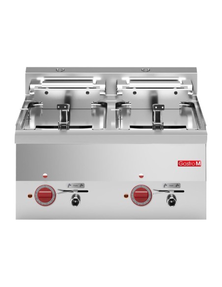Friteuse électrique Gastro M 2x 10L - inox 12kg/h