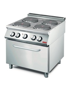 Fourneau électrique 4 plaques Gastro M 70/80 CFE - inox