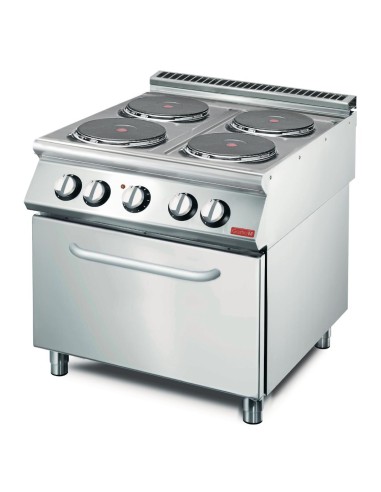 Fourneau électrique 4 plaques Gastro M 70/80 CFE - inox