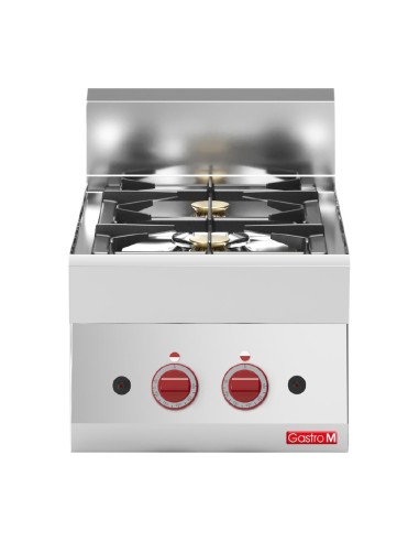 2 feux vifs gaz à poser Gastro M 65/40 PCG - Inox