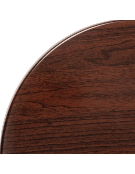 Plateau rond Bolero marron foncé 800mm - CHR