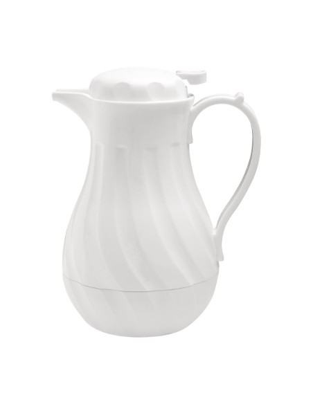 Pichet isotherme torsadé Olympia blanc 2L - Carafe