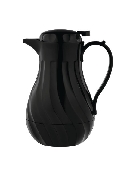 Pichet isotherme torsadé Olympia noir 2L - Carafe 2L