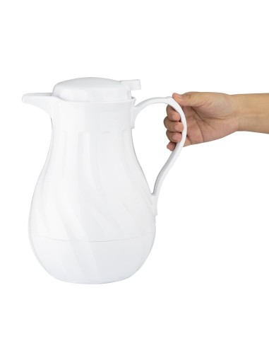 Pichet isotherme torsadé Olympia blanc 2L - Carafe