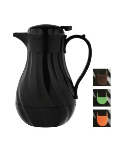 Pichet isotherme torsadé Olympia noir 2L - Carafe 2L 2