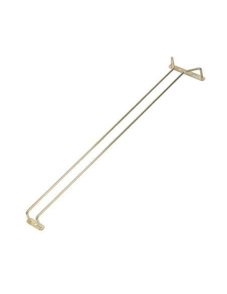 Support verres à pied en laiton poli 609mm - Beaumont
