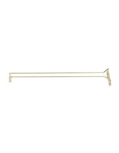 Support verres à pied en laiton poli 609mm - Beaumont
