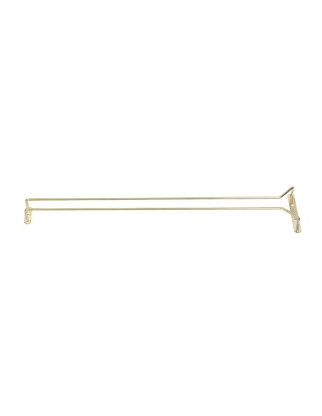 Support verres à pied en laiton poli 609mm - Beaumont