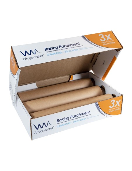 Papier sulfurisé Wrapmaster 50m x 300mm - Lot de 3