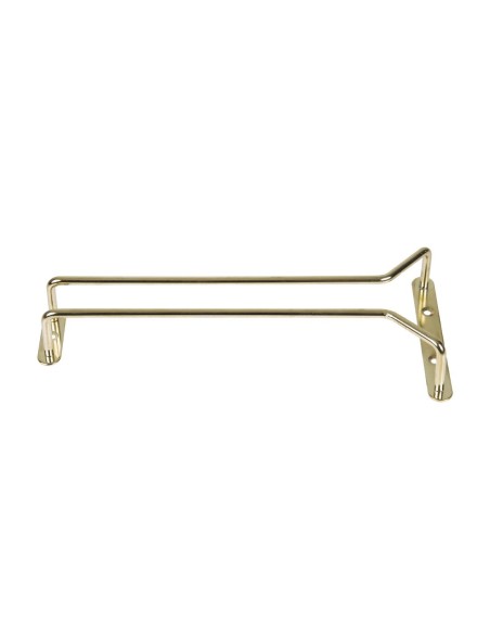 Support verres à pied en laiton poli 255 mm - Beaumont
