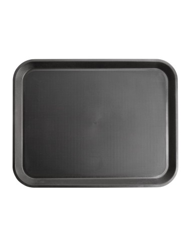 Plateau antidérapant Olympia Kristallon noir 410x305 mm