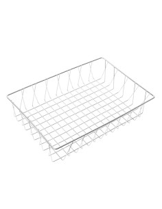 Panier de présentation inox Olympia 450x300x100 mm - Modulable