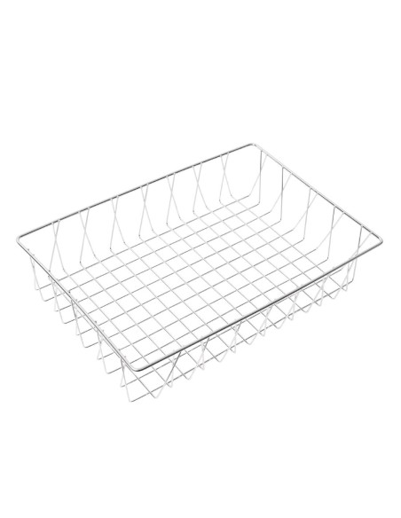 Panier de présentation inox Olympia 450x300x100 mm - Modulable