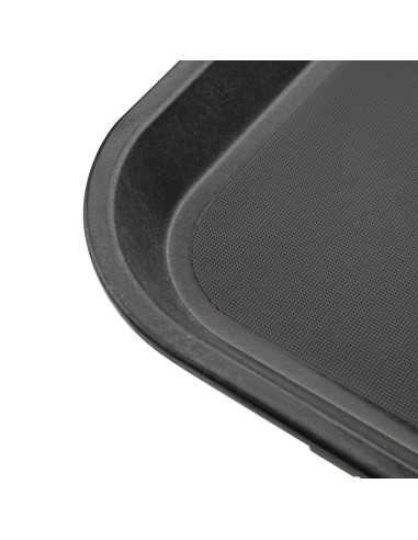 Plateau antidérapant Olympia Kristallon noir 410x305 mm