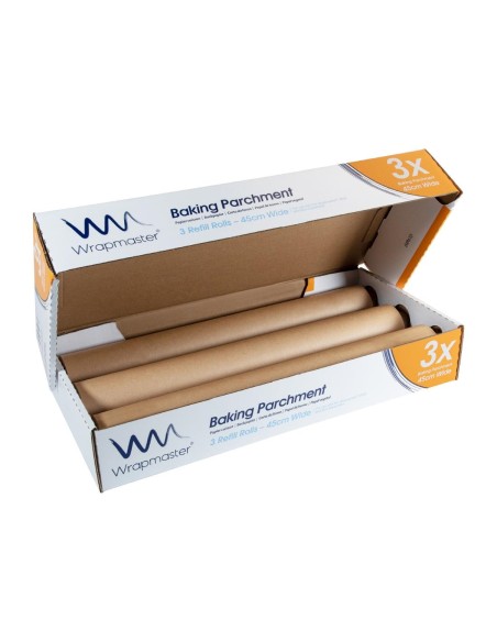 Papier sulfurisé Wrapmaster 50m x 450mm - Lot de 3