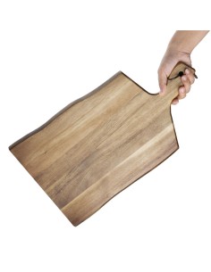 Planche en acacia Olympia 355x250x15 mm - Rustique et durable 2