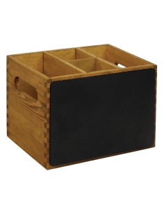 Porte-couverts Olympia avec ardoise - 150x210x160 mm