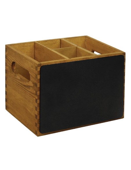 Porte-couverts Olympia avec ardoise - 150x210x160 mm
